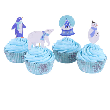 Kit Cupcake Let It Snow Christmas - PME